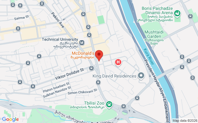Карта расположения