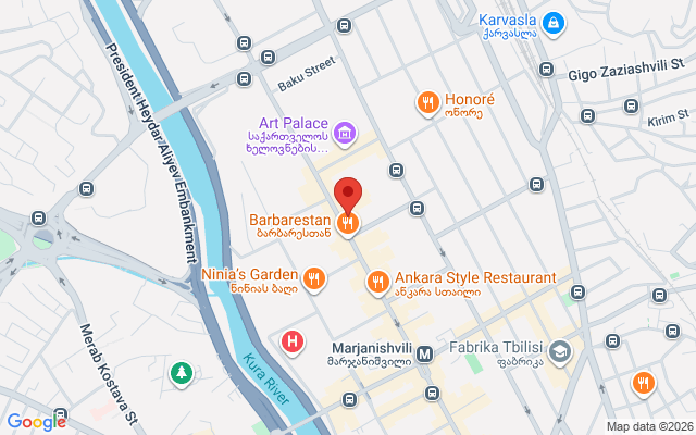 Карта расположения