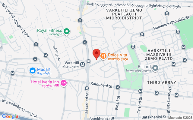 Карта расположения