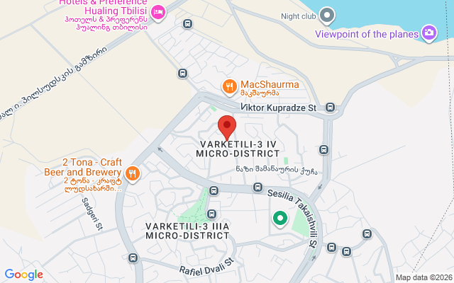 Карта расположения