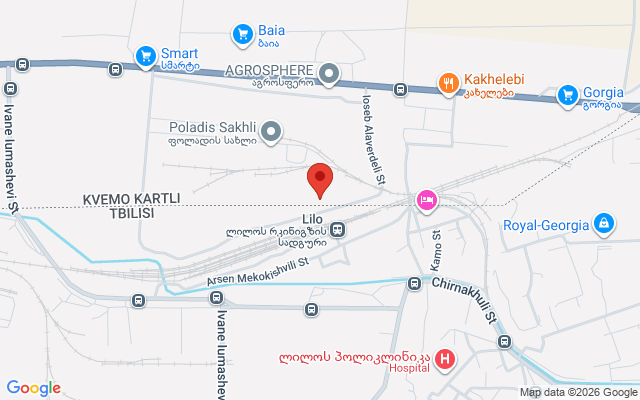 Карта расположения