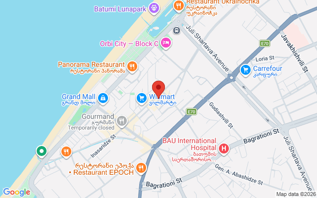 Карта расположения