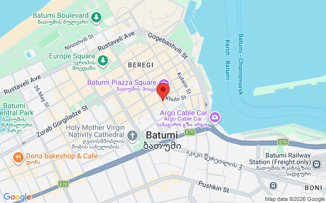 Карта расположения