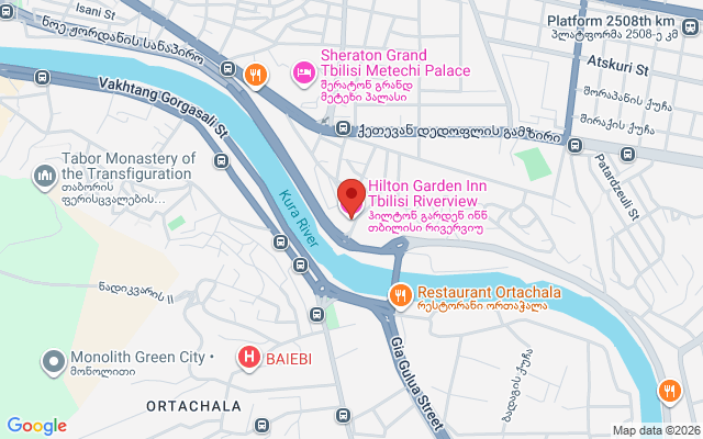 Карта расположения