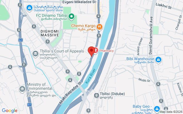 Карта расположения