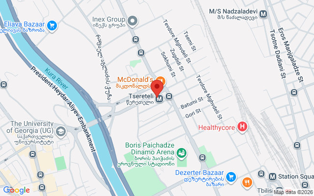 Карта расположения