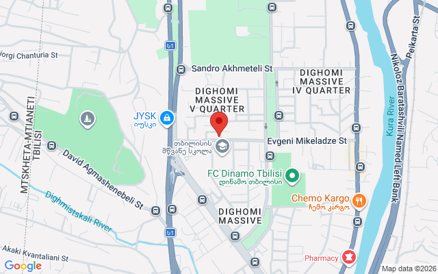 Карта расположения