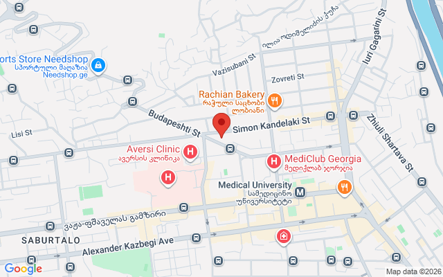 Карта расположения