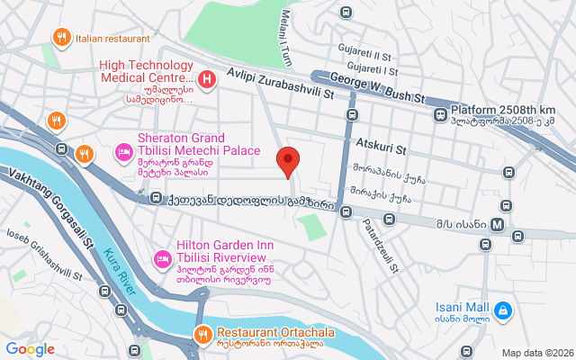Карта расположения