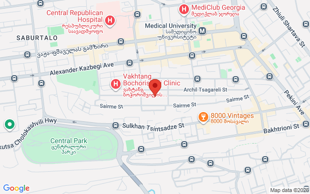 Карта расположения
