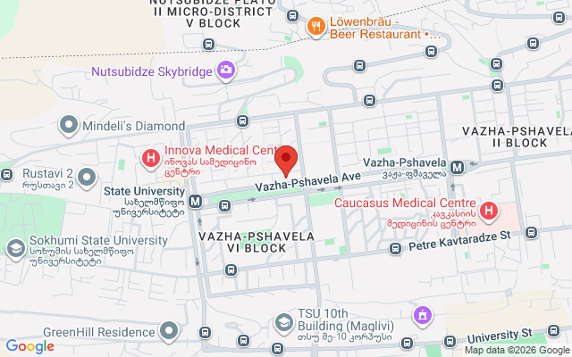 Карта расположения