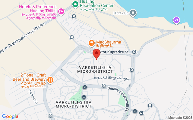 Карта расположения