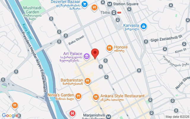 Карта расположения