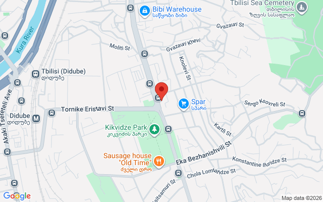 Карта расположения