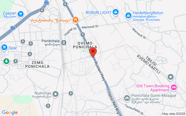 Карта расположения