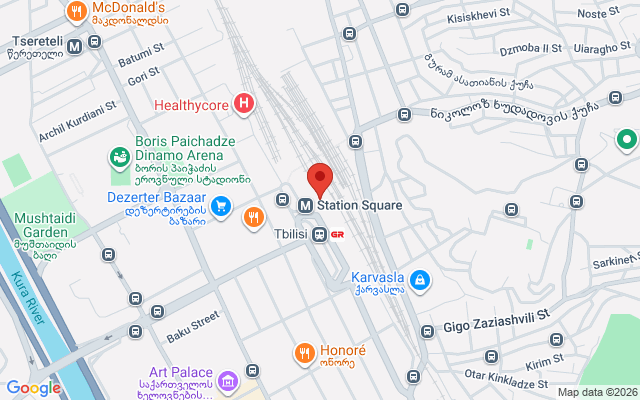 Карта расположения