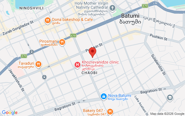 Карта расположения