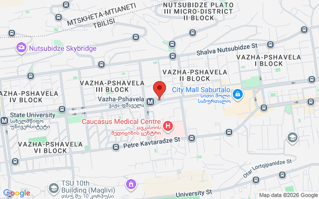 Карта расположения